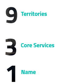 BIRGER.: 9 Territories | 3 Core Services | 1 Name